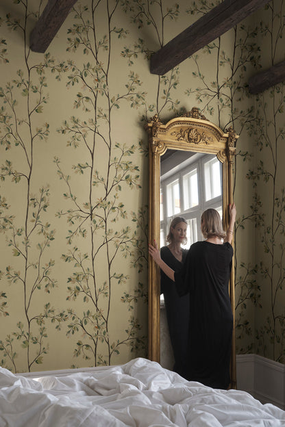 Laura mural in Honey in a room setting