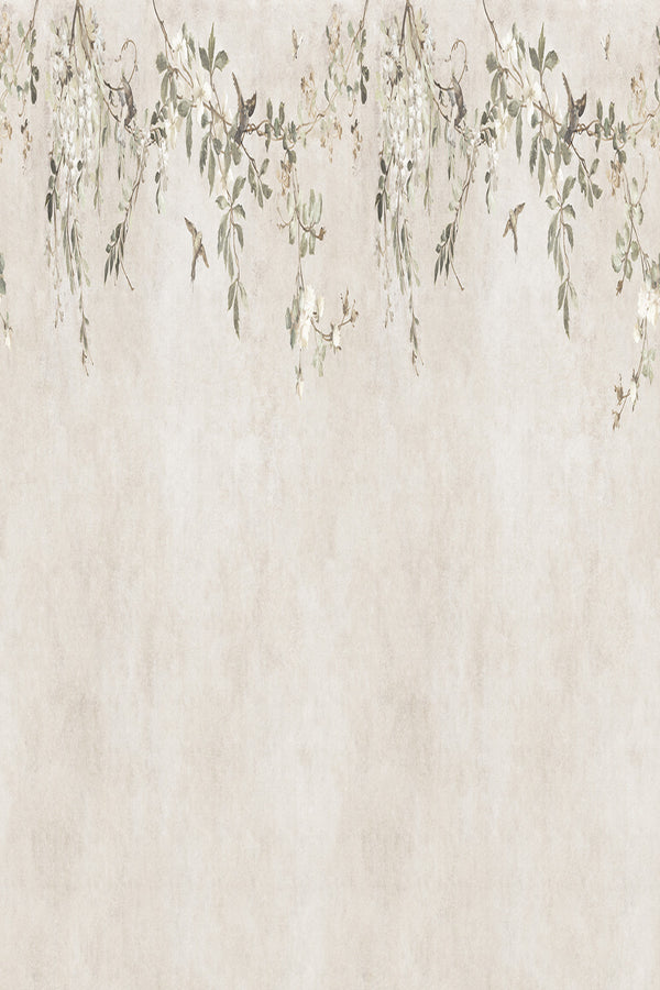 Sample – Nico – Sand – custom sized wallpaper mural (per m²)