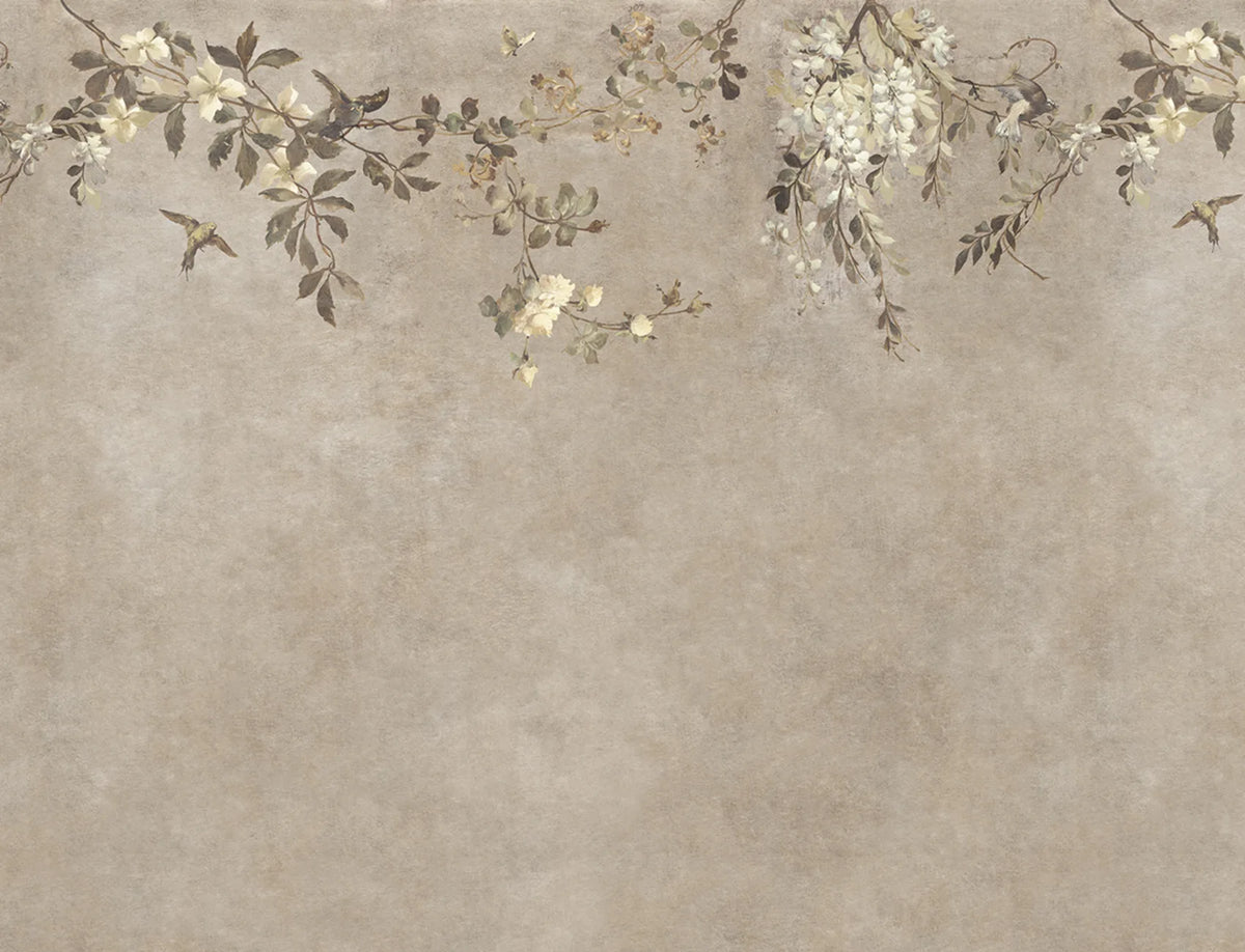 Nico – Beige – custom sized wallpaper mural (per m²)