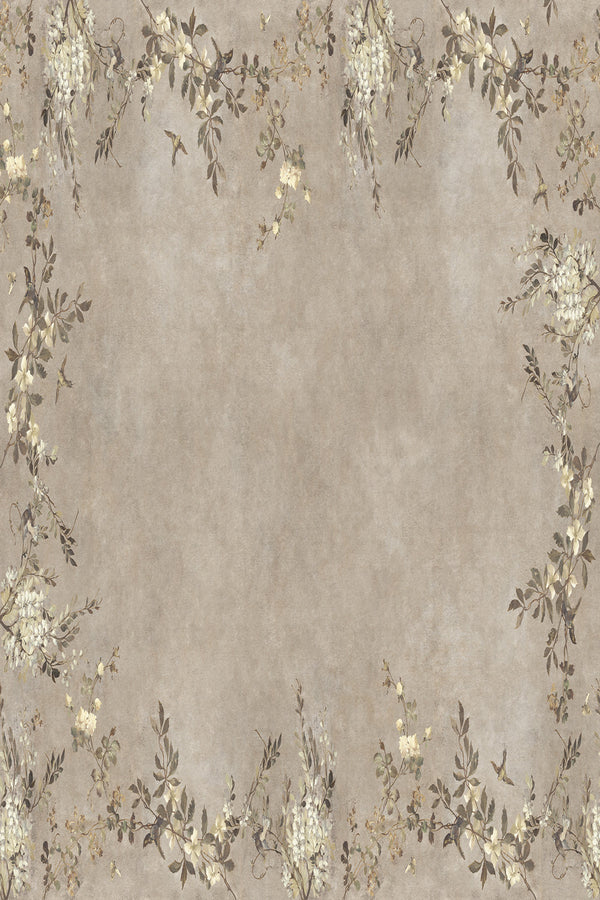 Sample – Luca Rectangle – Beige – custom sized wallpaper mural (per m²)
