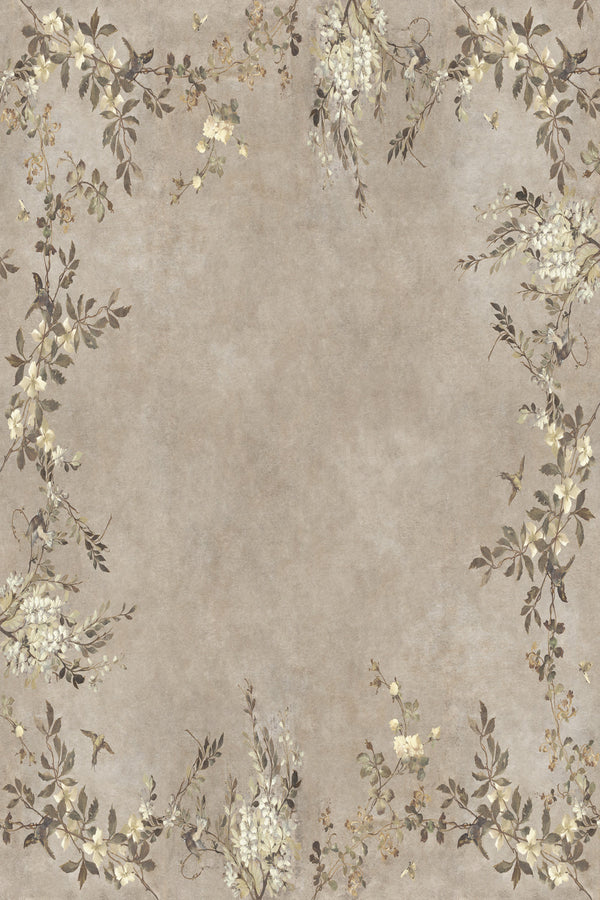 Sample – Luca Square – Beige – custom sized wallpaper mural (per m²)