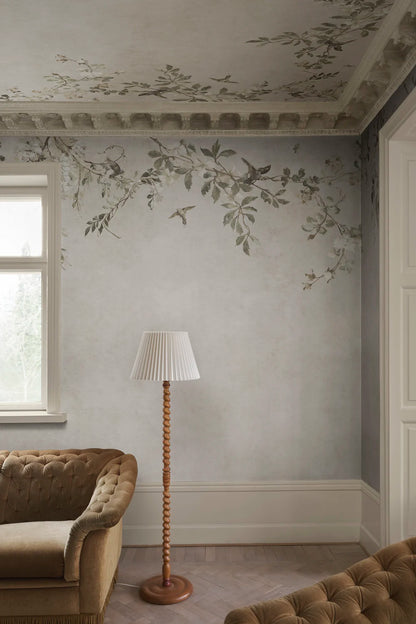 Luca Square – Sand – custom sized wallpaper mural (per m²)