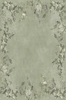 Luca Square – Sage Green – custom sized wallpaper mural (per m²)