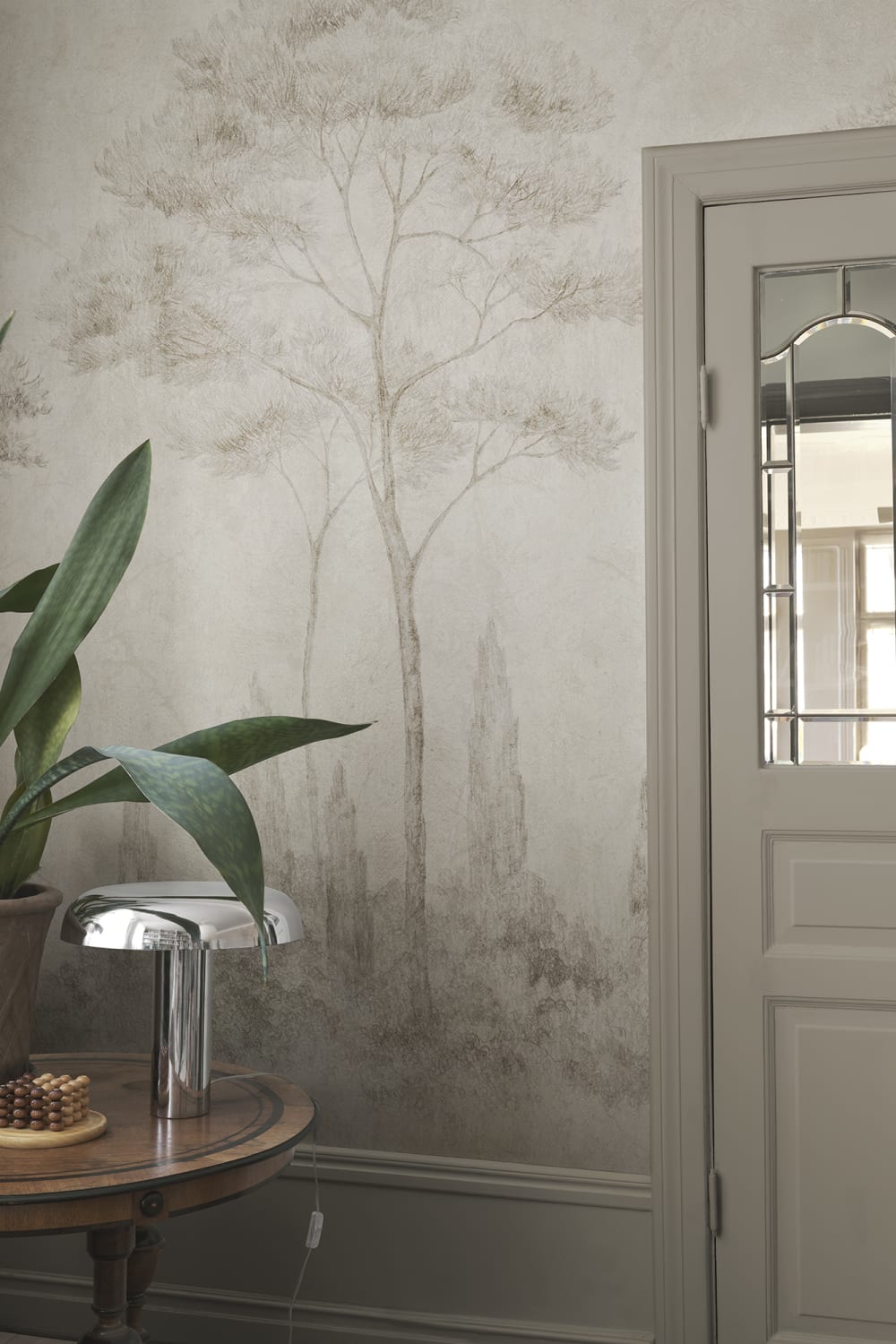 Andrea, Sand wallpaper mural in a room setting
