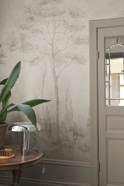 Andrea, Sand wallpaper mural in a room setting