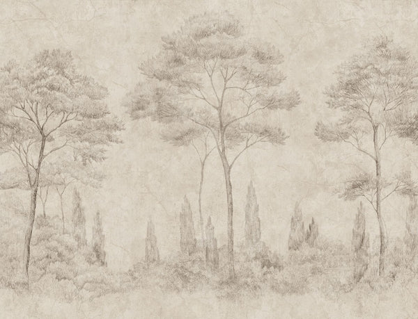 Sample – Andrea – Sand – custom sized wallpaper mural (per m²)