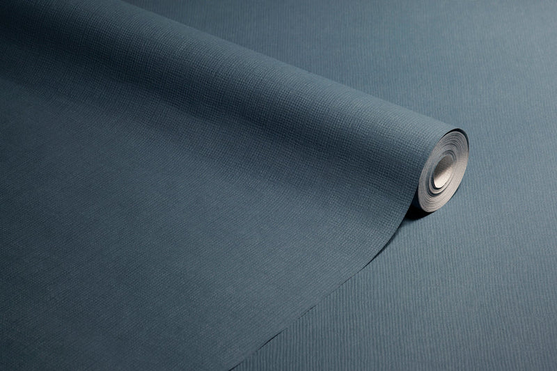 Anaglypta Steel Blue Wallpaper - Textured