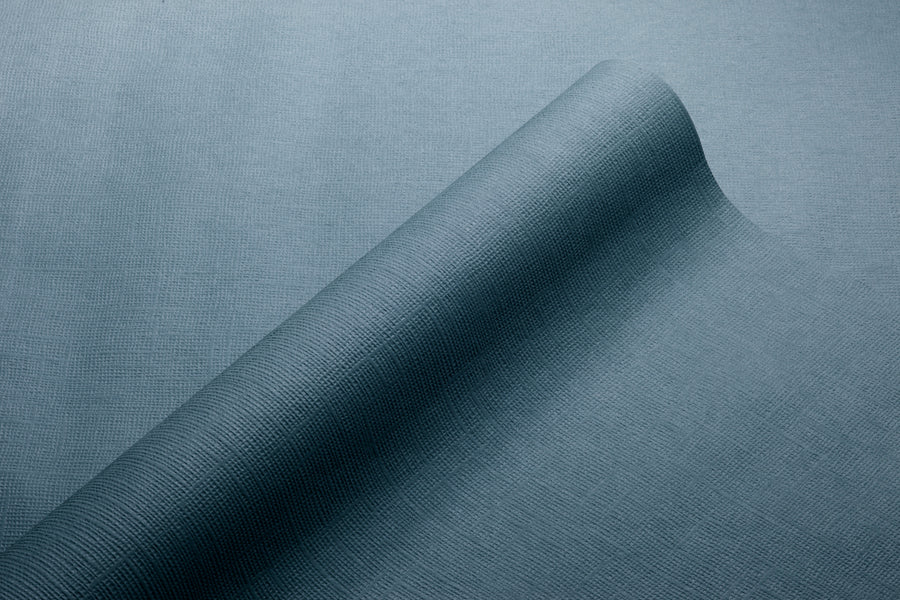 Anaglypta Pre Painted Textured Wallpaper - Steel Blue