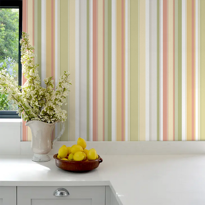 Barcode Wallpaper - Fern Twist