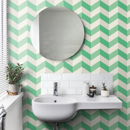 Illusion Chevron - Ohpopsi - Jade Twist