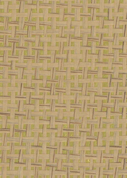 Burlap Safari Grasscloth Wallpaper - Sand (On Gold)
