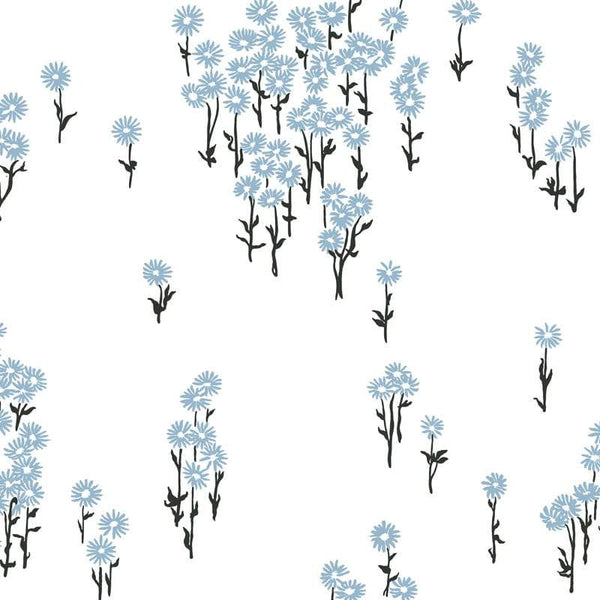 Sample – Scatter Daisy Florence Broadhurst Wallpaper - Cumulus
