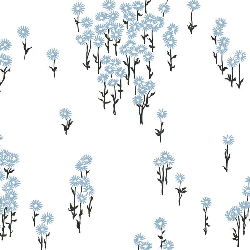 Scatter Daisy Florence Broadhurst Wallpaper - Cumulus