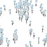 Scatter Daisy Florence Broadhurst Wallpaper - Cumulus