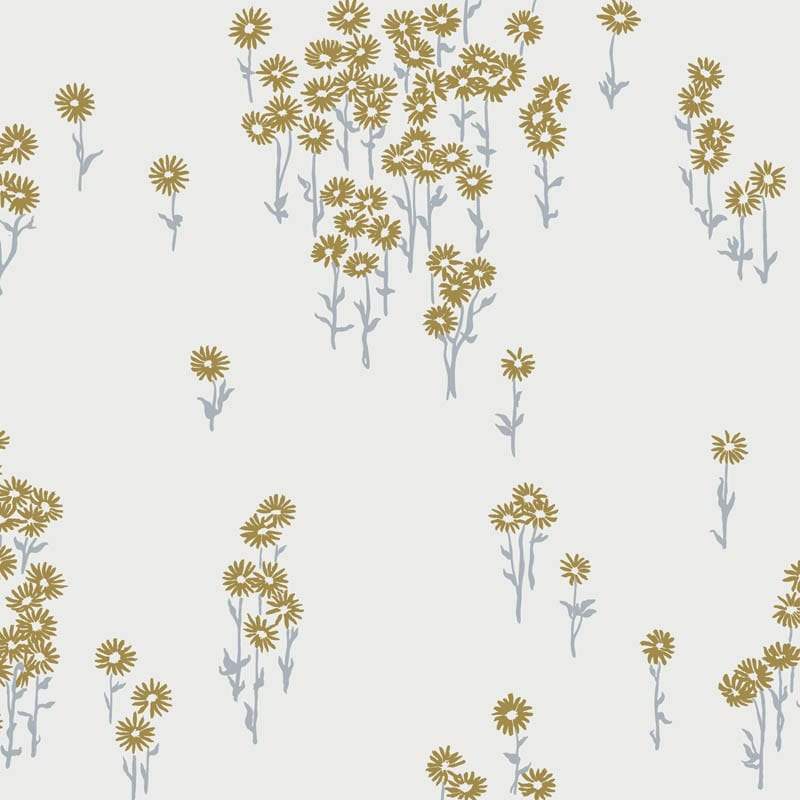 Sample – Scatter Daisy Florence Broadhurst Wallpaper - Gumnut