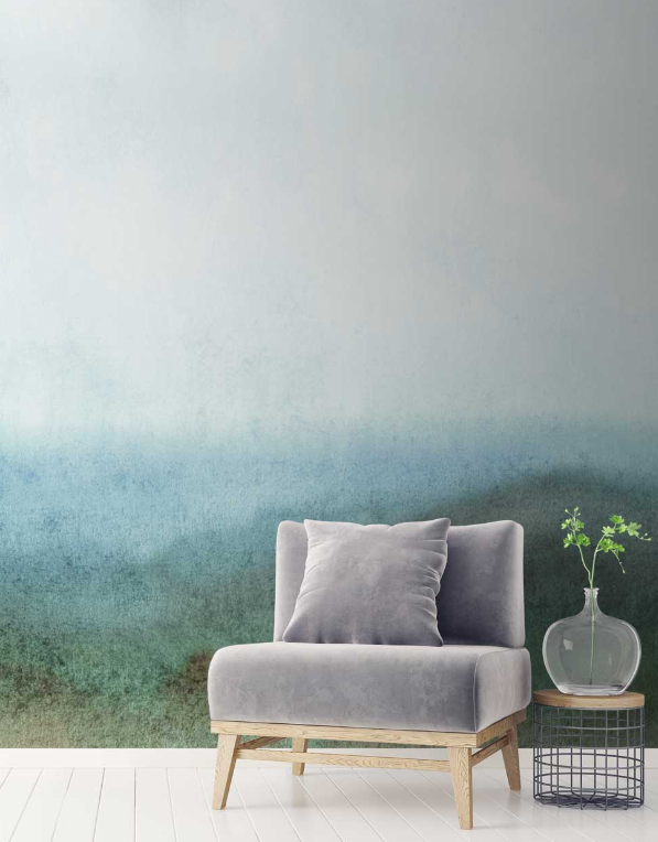Morning Dew - Custom sized wallpaper mural (per/m2) - Day