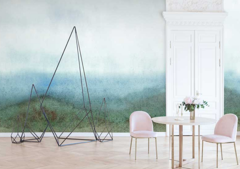 Morning Dew - Custom sized wallpaper mural (per/m2) - Day