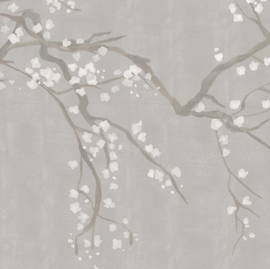 Takeda Cherry Blossom - Custom sized wallpaper mural (per/m2) - Snow