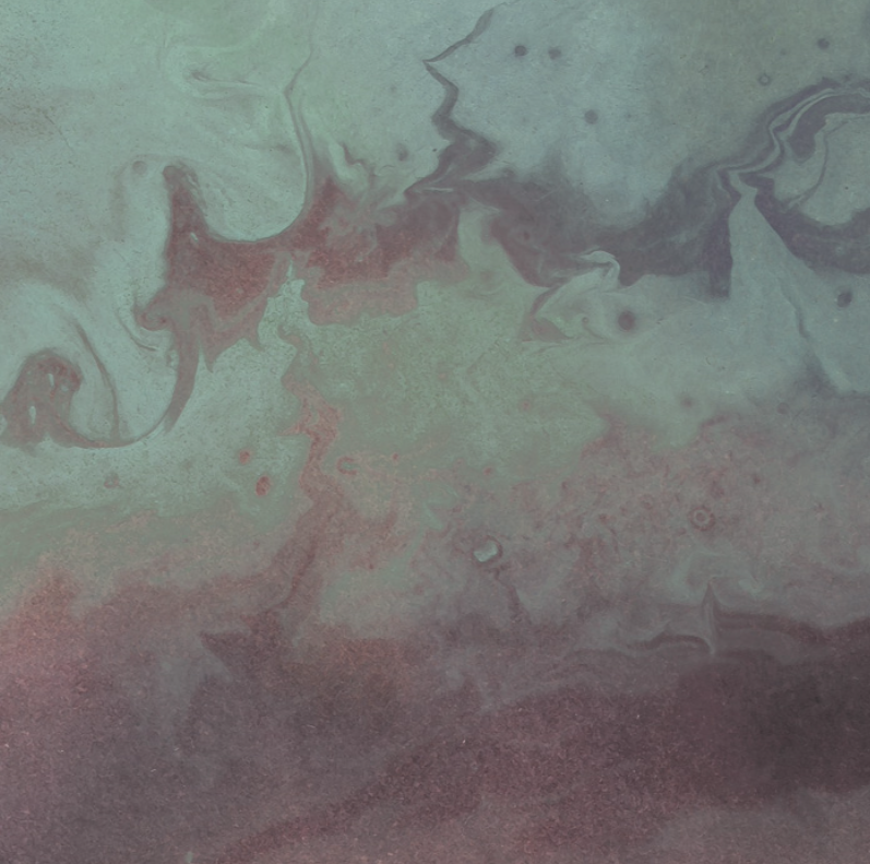 Sample - Green & Brown Abstract Patinated - Custom sized wallpaper mural (per/m2)