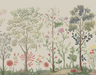 Arboretum Exotic Tropical Garden - Custom sized wallpaper mural (per/m2) - Stone