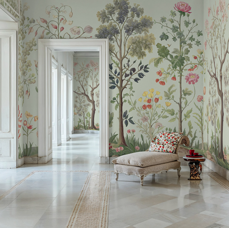 Arboretum Exotic Tropical Garden - Custom sized wallpaper mural (per/m2) - Sage
