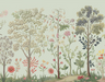 Arboretum Exotic Tropical Garden - Custom sized wallpaper mural (per/m2) - Sage