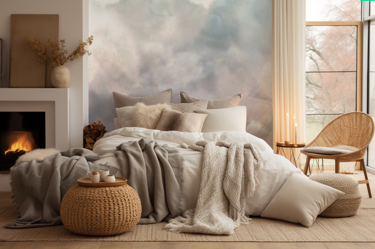Tempestas - Custom sized wallpaper mural (per/m2) - Light