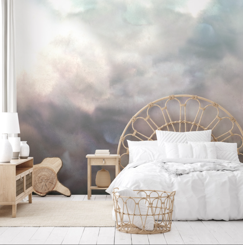 Tempestas - Custom sized wallpaper mural (per/m2) - Light