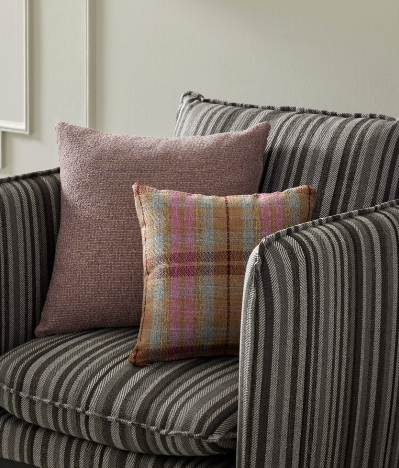 Highlands Upholstery Fabric - Charcoal