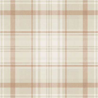 Kirkham Check - Plaid Wallpaper - Orange