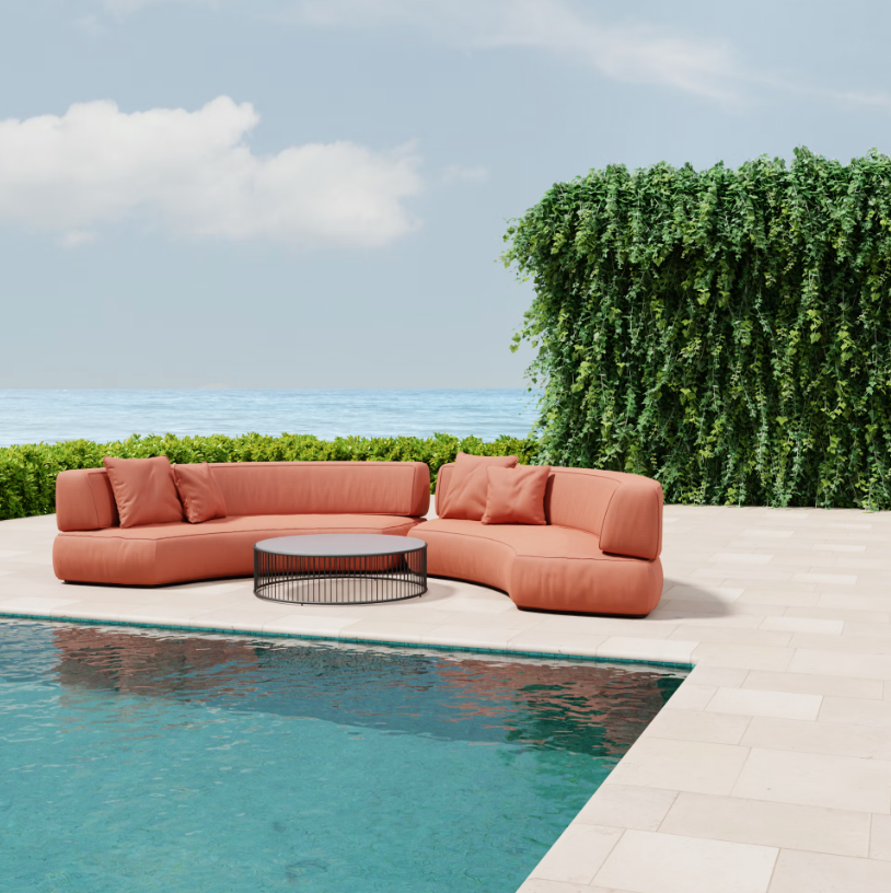 Mykonos Cloud Upholstery Fabric - Outdoors