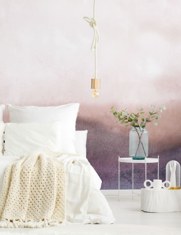 Morning Dew - Custom sized wallpaper mural (per/m2) - Sunrise