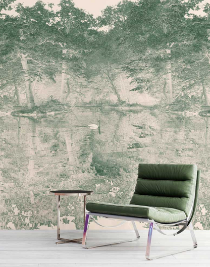 Toile De Jouy - Custom sized wallpaper mural (per/m2) - Virst