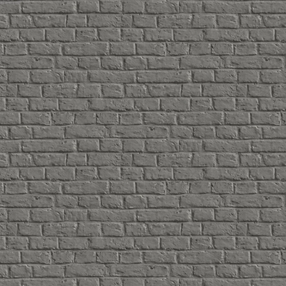 Brick Wall Wallpaper - Charcoal Grey - 48 Rolls Due July 2026