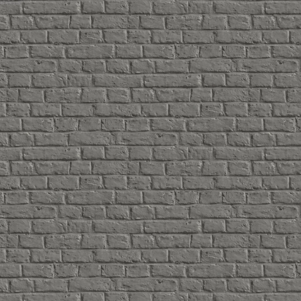 Sample - Brick Wall Wallpaper - Charcoal Grey