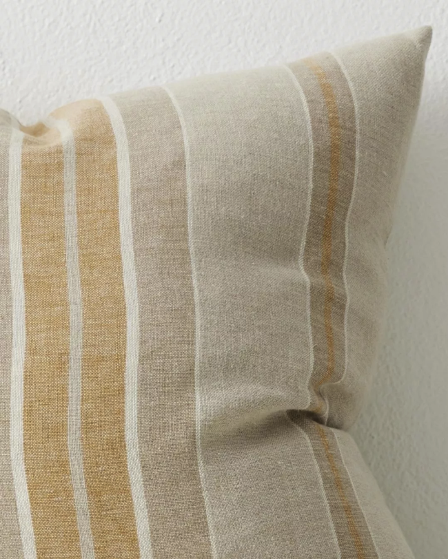 Franco Linen Stripe Cushion Cover - Linen - Discontinuing