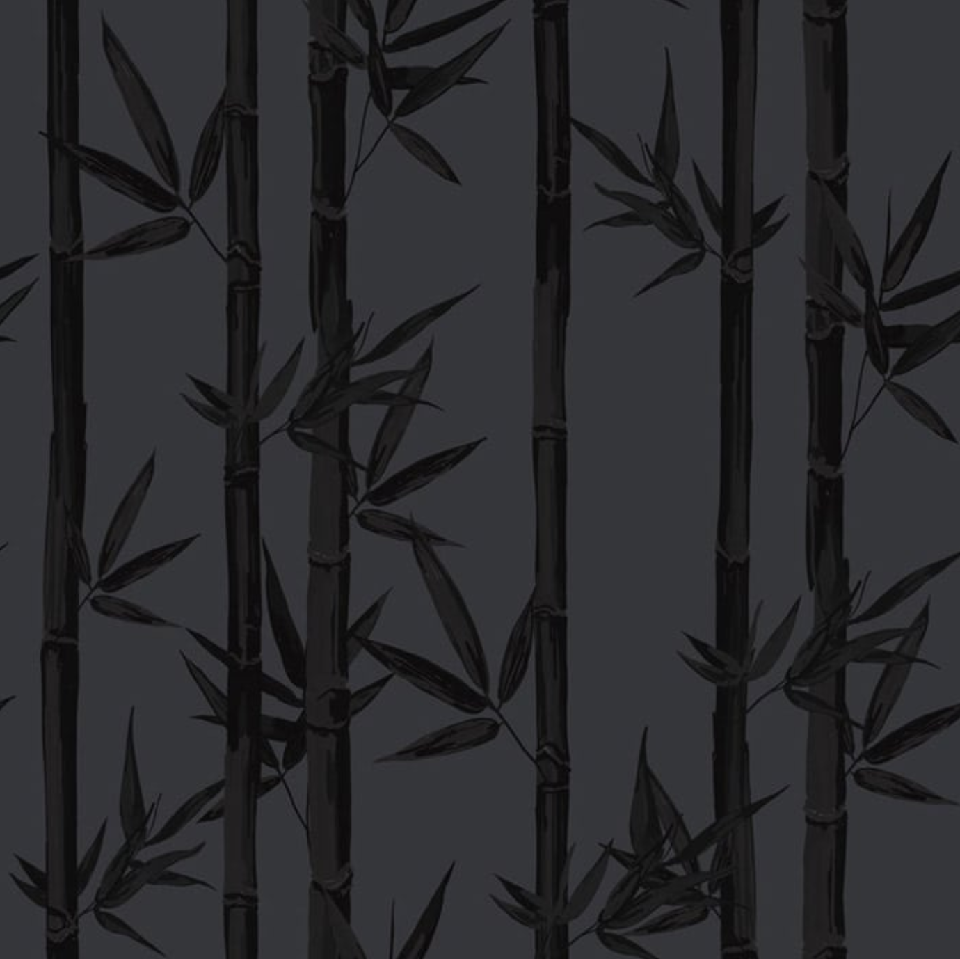 Waya Bamboo Wallpaper - Charcoal