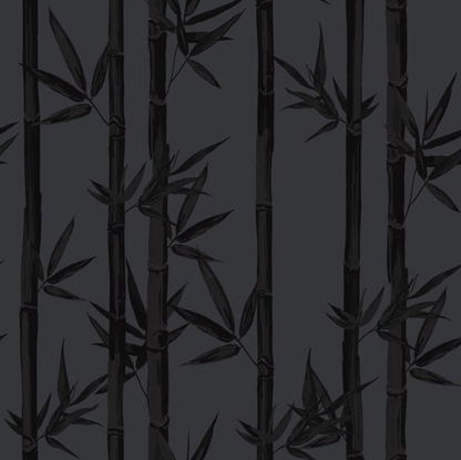 Waya Bamboo Wallpaper - Charcoal
