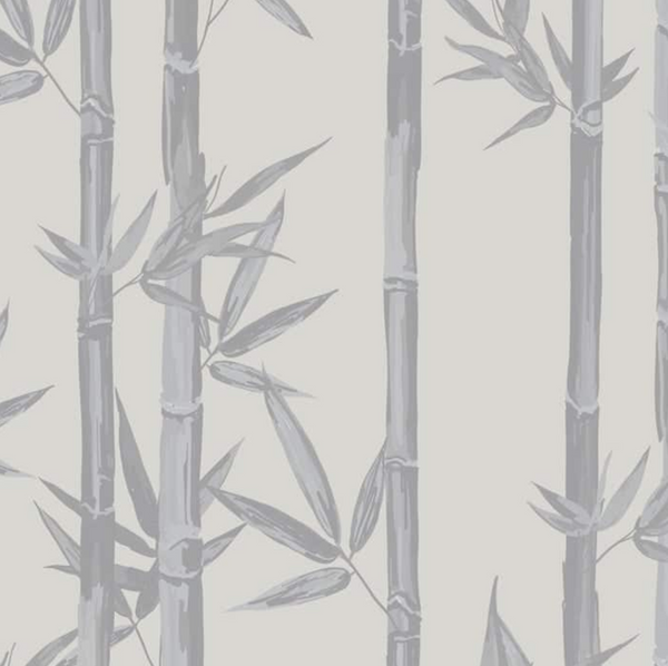 Sample - Waya Bamboo Wallpaper - Grey