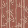 Waya Bamboo Wallpaper - Red