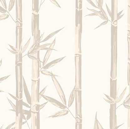 Waya Bamboo Wallpaper - White