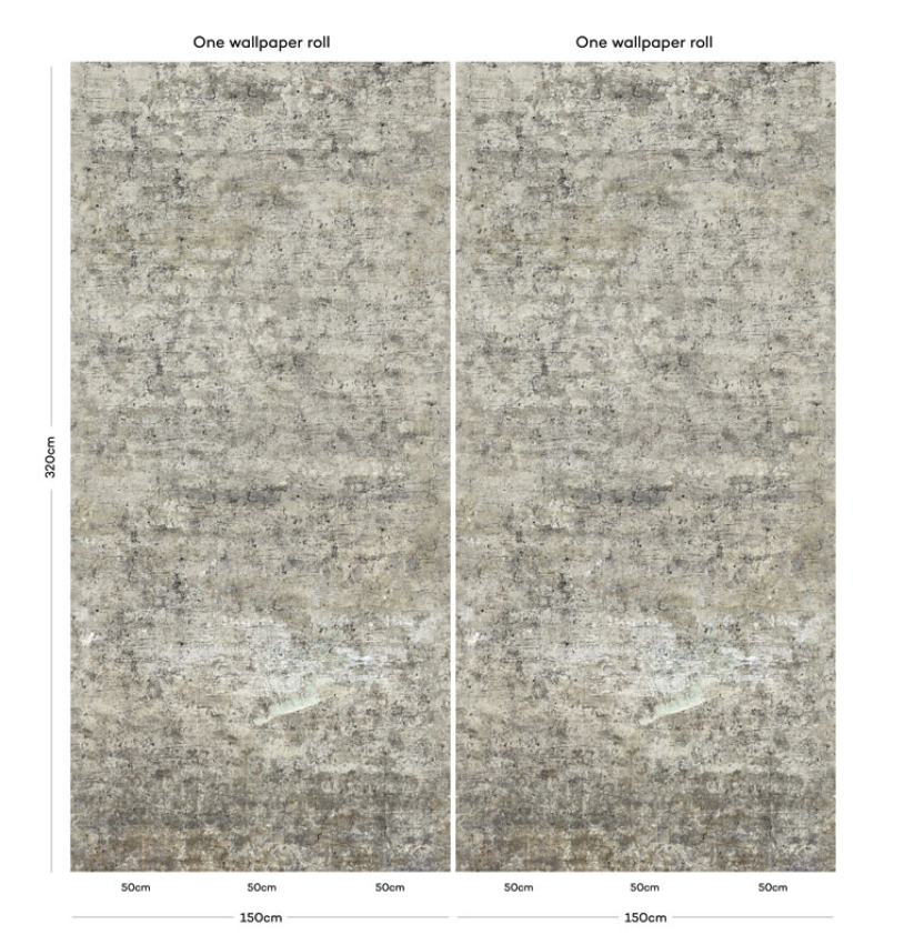 Industrial - Vintage Brick Wallpaper - White