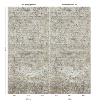 Industrial - Vintage Brick Wallpaper - White