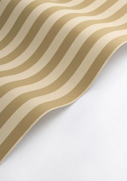 Elizabeth Stripes Wallpaper - Moutarde