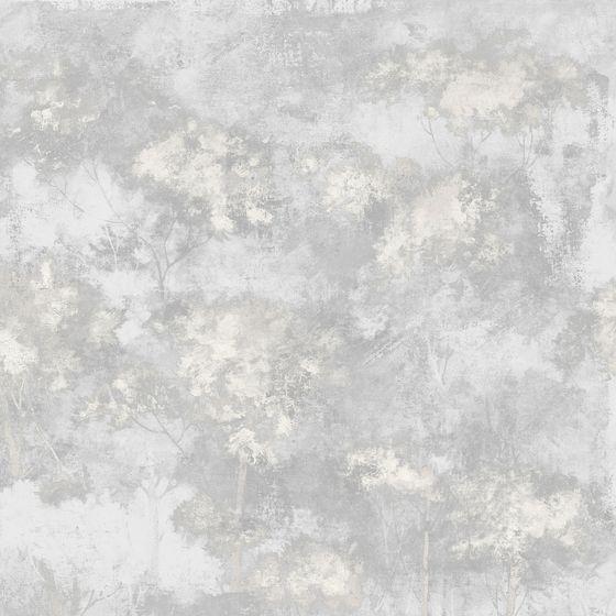Selva Wallpanel Mural Wallpaper - Grey/Gold