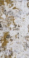 Safari Shabby Chic Wallpaper Mural - Gold