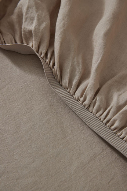 Ravello Linen Bed Sheet - Fitted