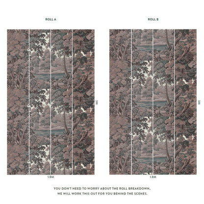 Plantasia Hybrid Mural Wallpaper - House of Hackney - Sienna