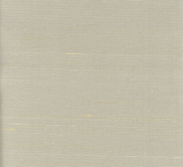 Sample – Silk Road WIDE Wallpaper - 100% Silk - Green Taupe