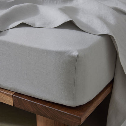 Ravello Linen Bed Sheet - Fitted